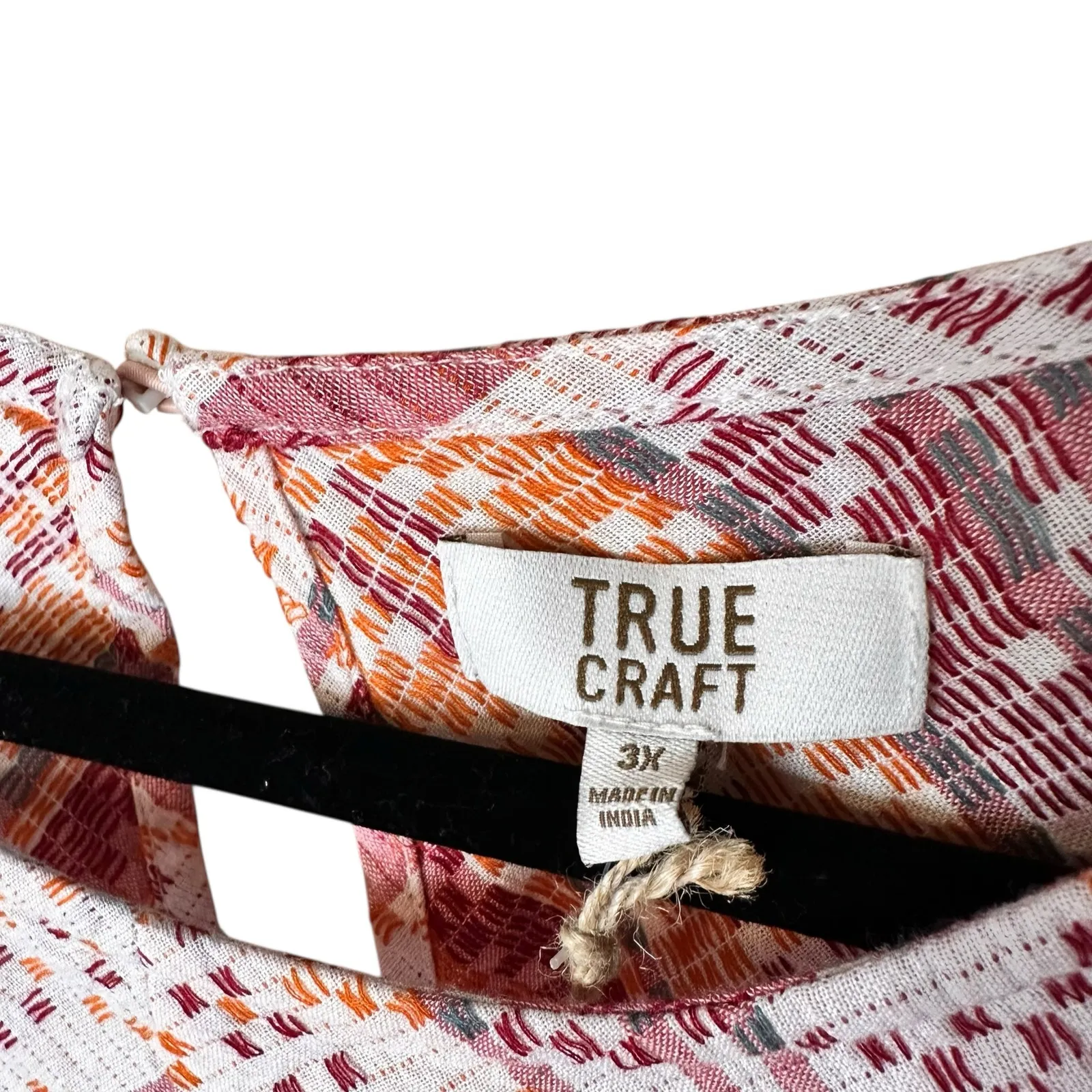 True Craft Prairie City Boho Western Ruffle Hem Maxi Dress in Ivory Size 3X NWT - Image 3