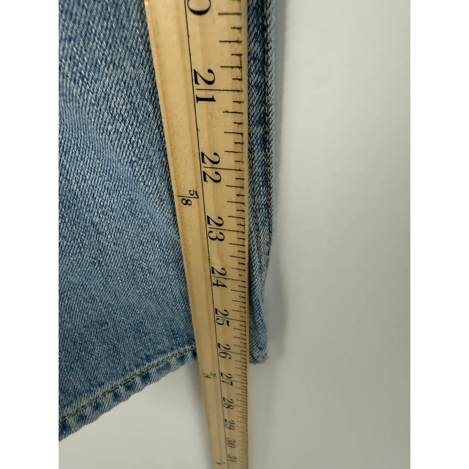 GRLFRND Veronique Tempo 90s Tapered High Rise Jeans Women’s Size 29 Vintage Blue - Image 9