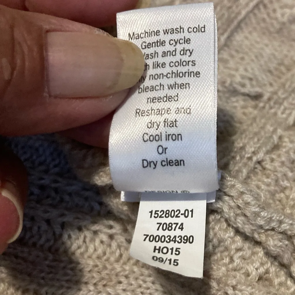 Athleta Taupe Open-Front Cardigan - Image 9