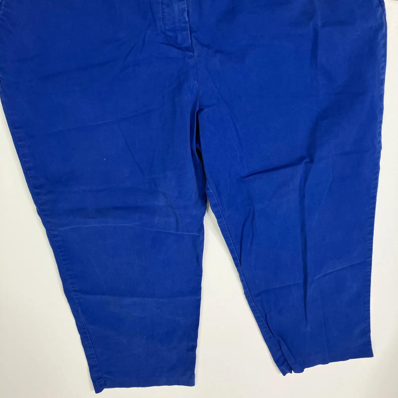 Chico's | Blue Chino Capri Pants Cotton Spandex Chicos 2/US 12/L - Image 2