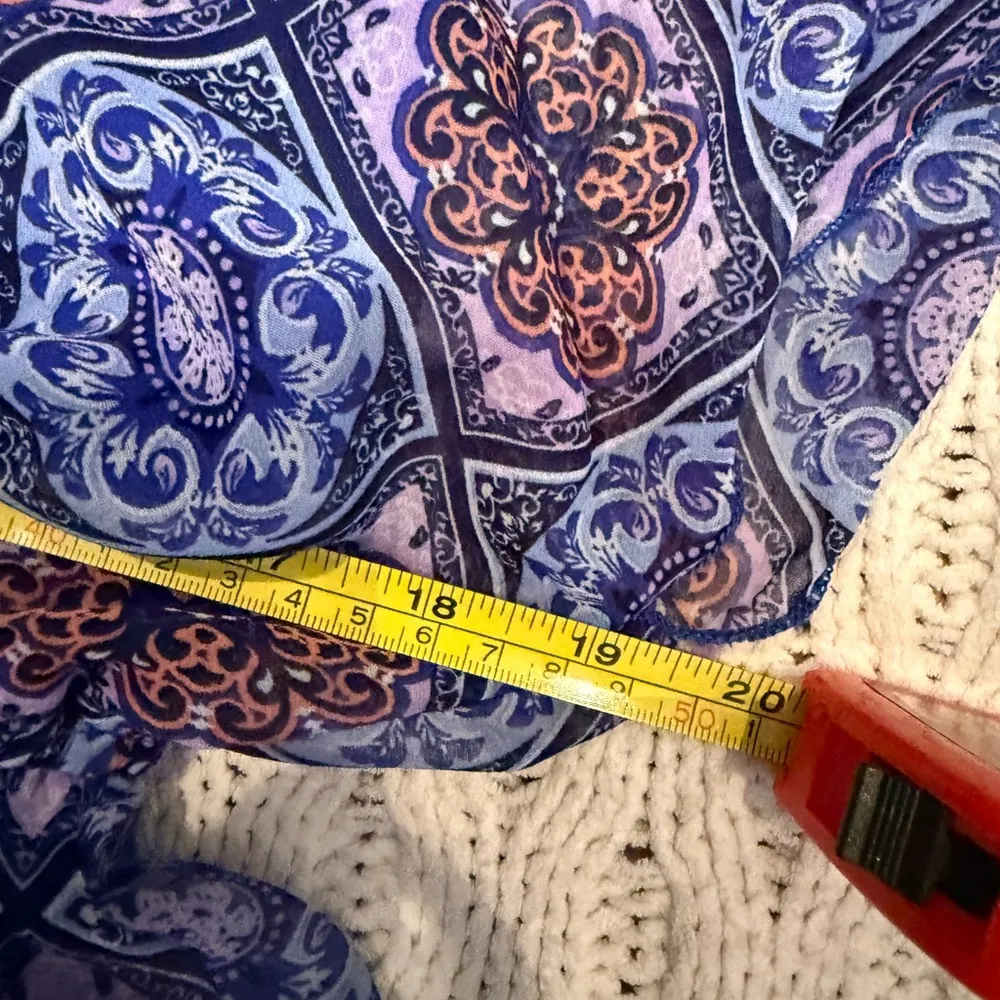 Miami Blue Patterned women’s Dress size M - Image 8