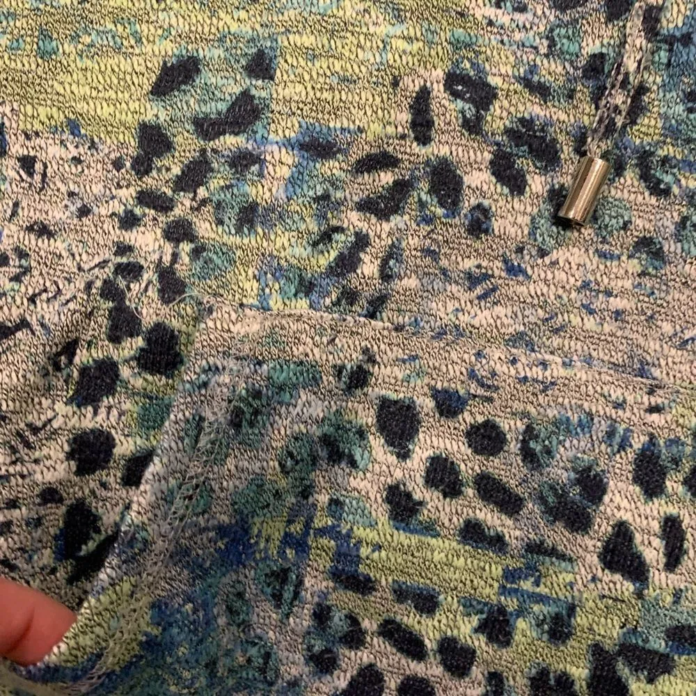 Ruby Rd. Ocean Color Cowl Neck Top Size Large - Image 3