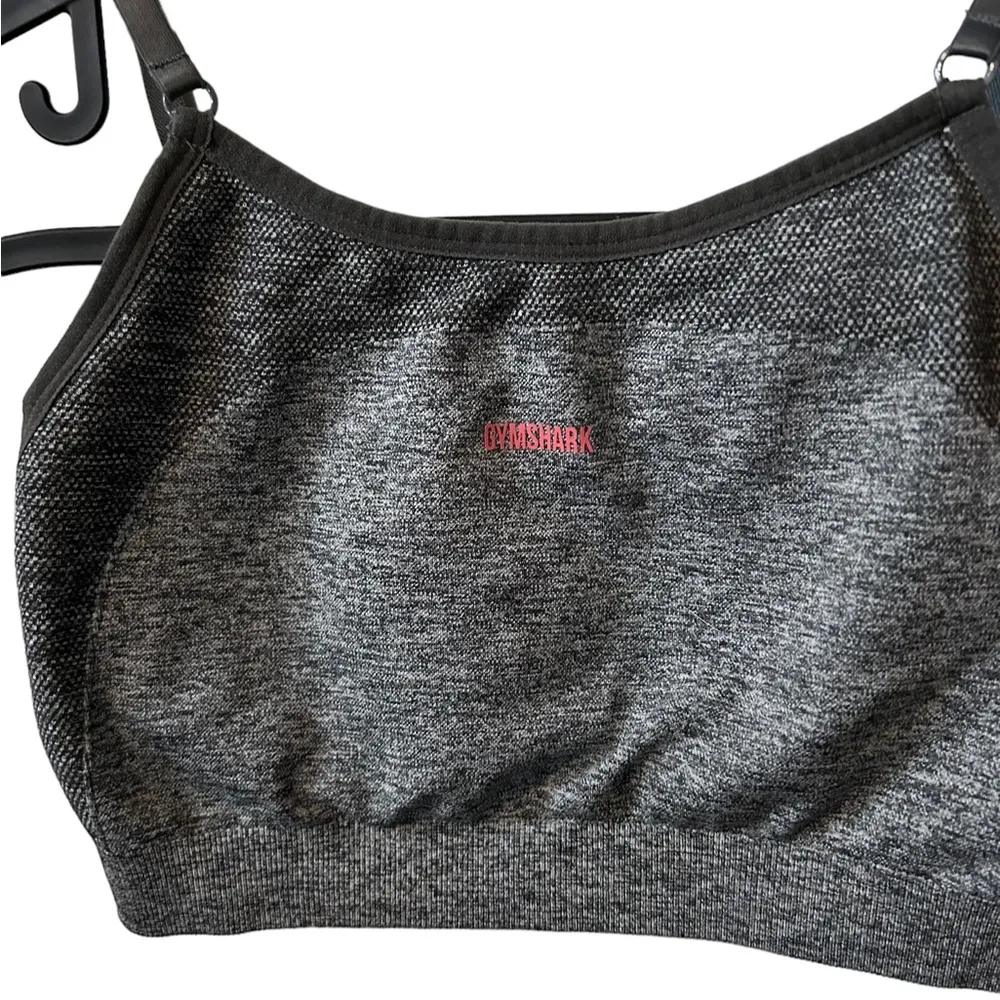 Gymshark Grey Logo Spellout Grey Size XS Sports Bra. - Image 2