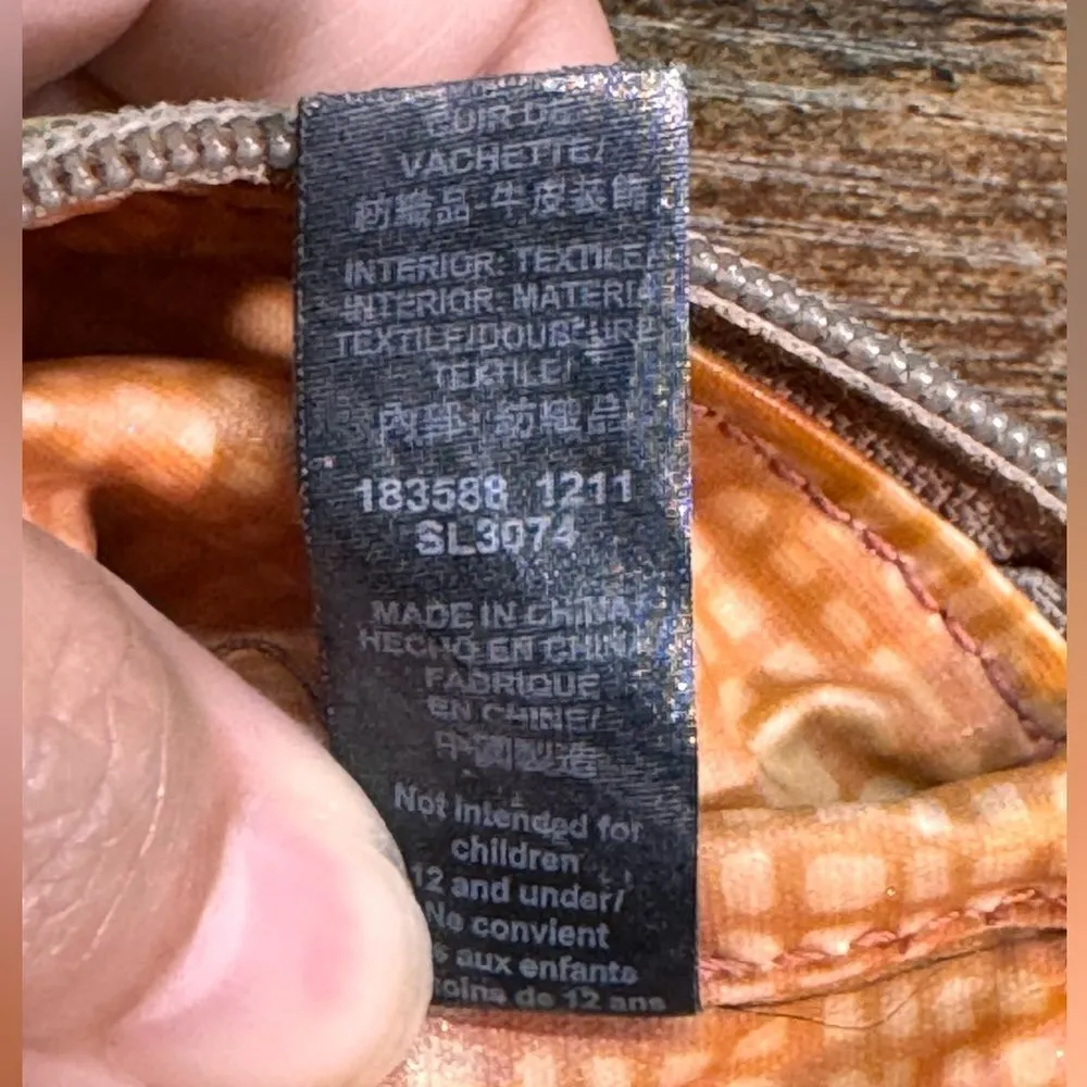 Fossil Key-Per yellow and gray‎ handbag OS - Image 6