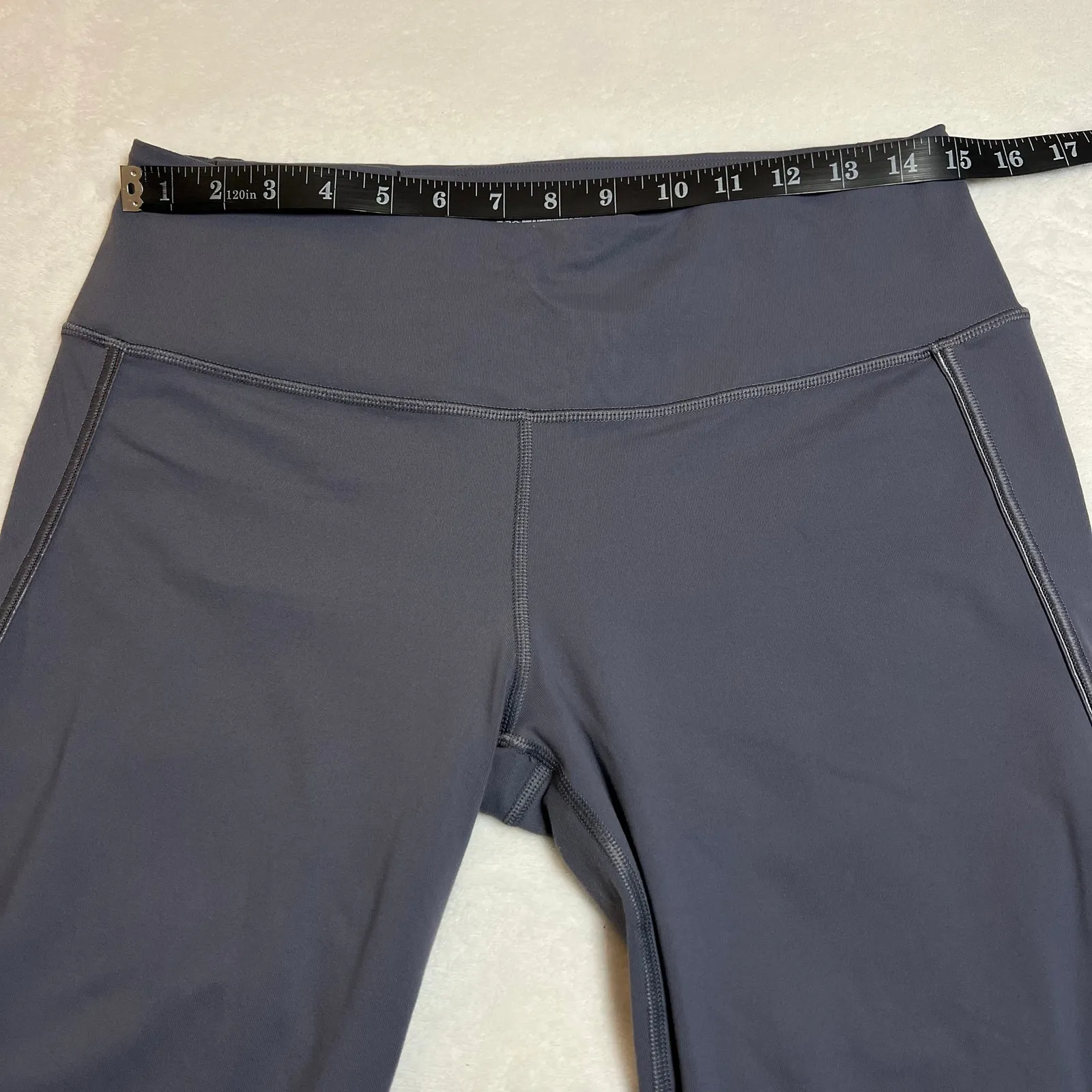 Victoria's Secret Knockout Leopard Print Mesh Ankle Tights Leggings Size L Gym - Image 9