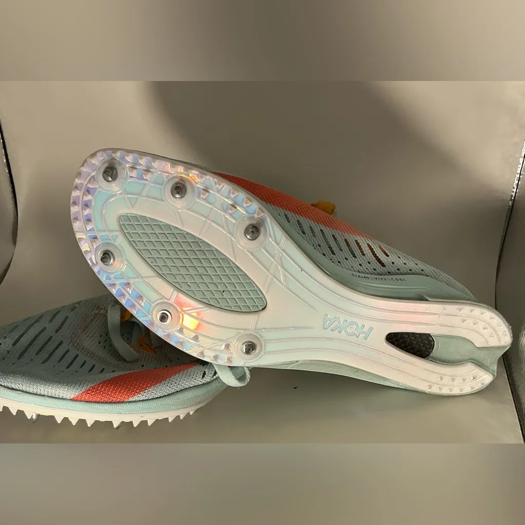 Hoka One One Cielo X LD Spike Track Running Shoes Unisex US / Women 7 Blue - Image 5