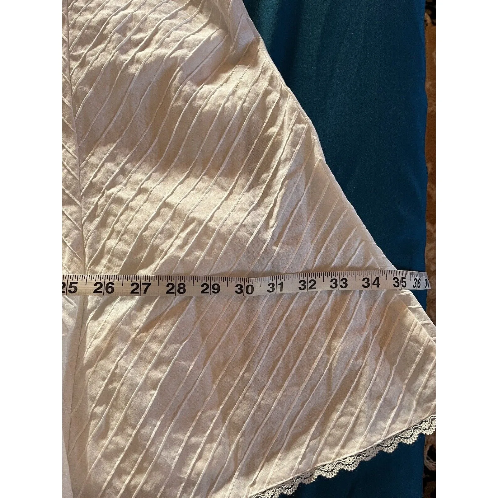 Notations Womens Size Large White Bell Shaped Skirt 100% Cotton - Image 2