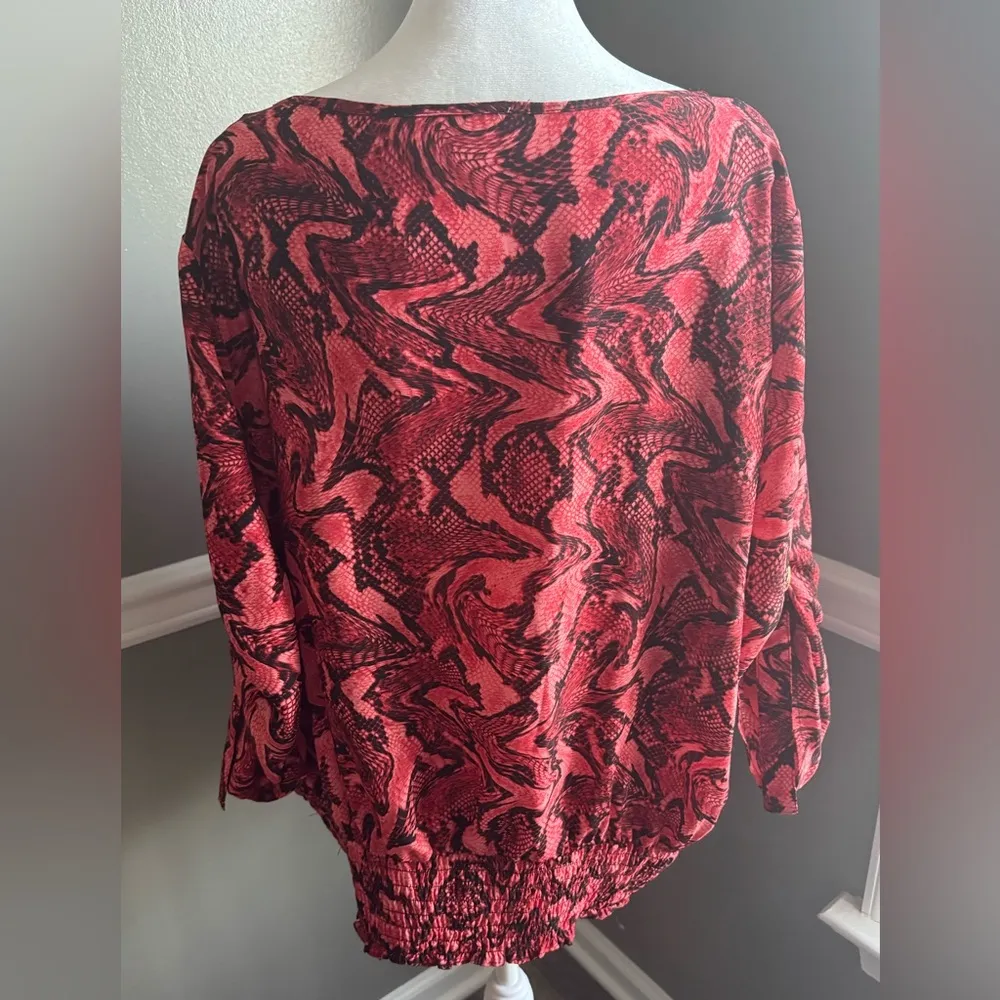 MICHAEL KORS, red snake and flame print buckle - Image 3