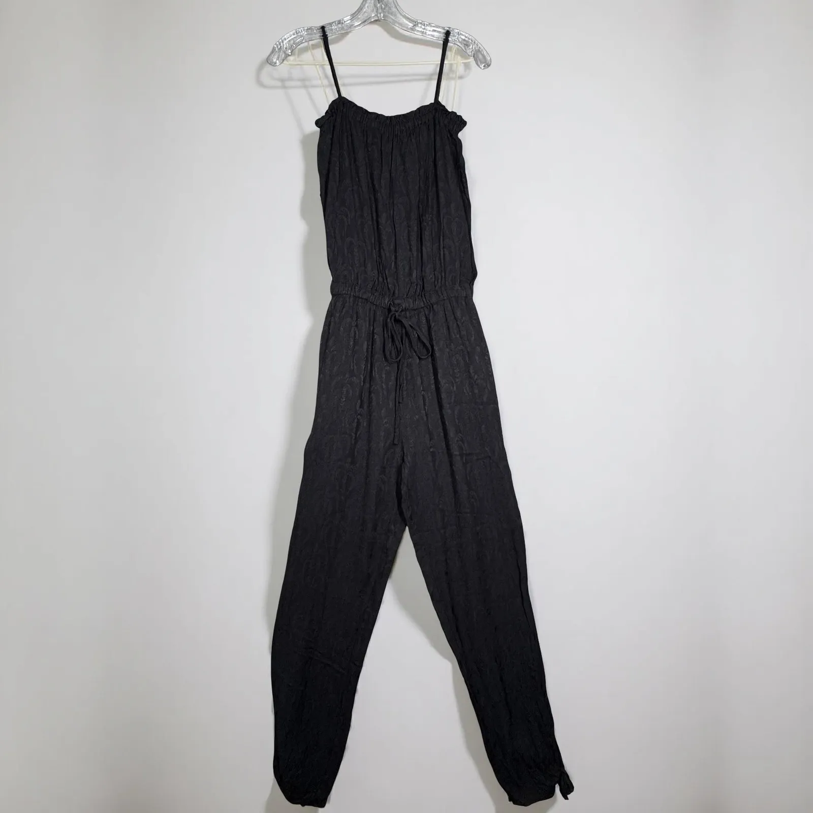 Scotch & Soda Jumpsuit Drawstring Waist Strapless‎ Casual Printed Black Size XS - Image 2