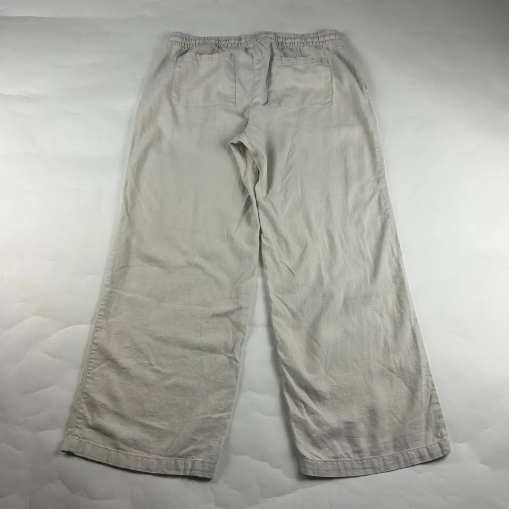 Old Navy Feather Linen Blend Wide Leg Lounge Pant L - Image 5