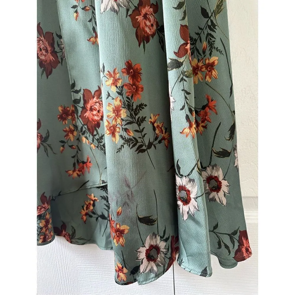 ZARA Floral MIDI Skirt - Image 3