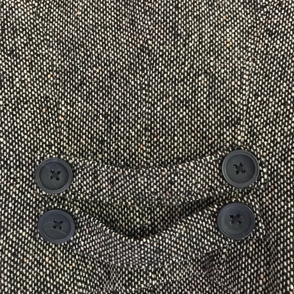 CAbi tailored wool blend tweed blazer jacket size 10 - Image 8