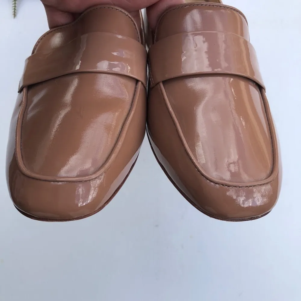 Antonio Melanie Shoes Patent Leather Loafers Heels 8.5 - Image 5