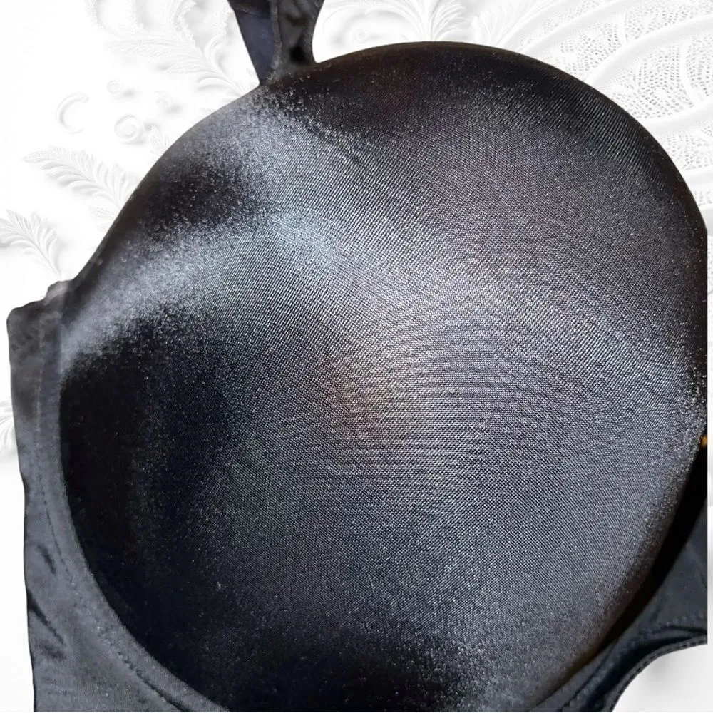 Ashley Stewart butterfly bra! black smooth bra with double back straps! - Image 6
