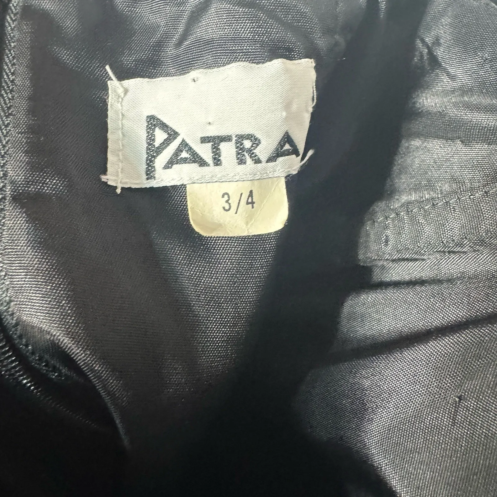 Patra Black Velvet Prom Dress Strapless Pink Tulle Petticoat Size 3/4 Y2K 90s - Image 10