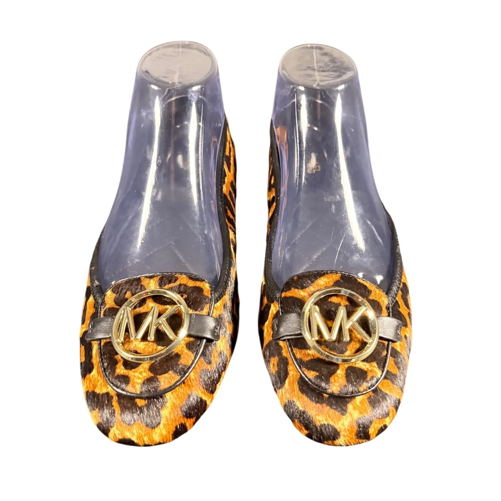 Michael Kors Lillie Leopard Print Calf Hair Ballet Flats Women's Size 8.5 - Image 3