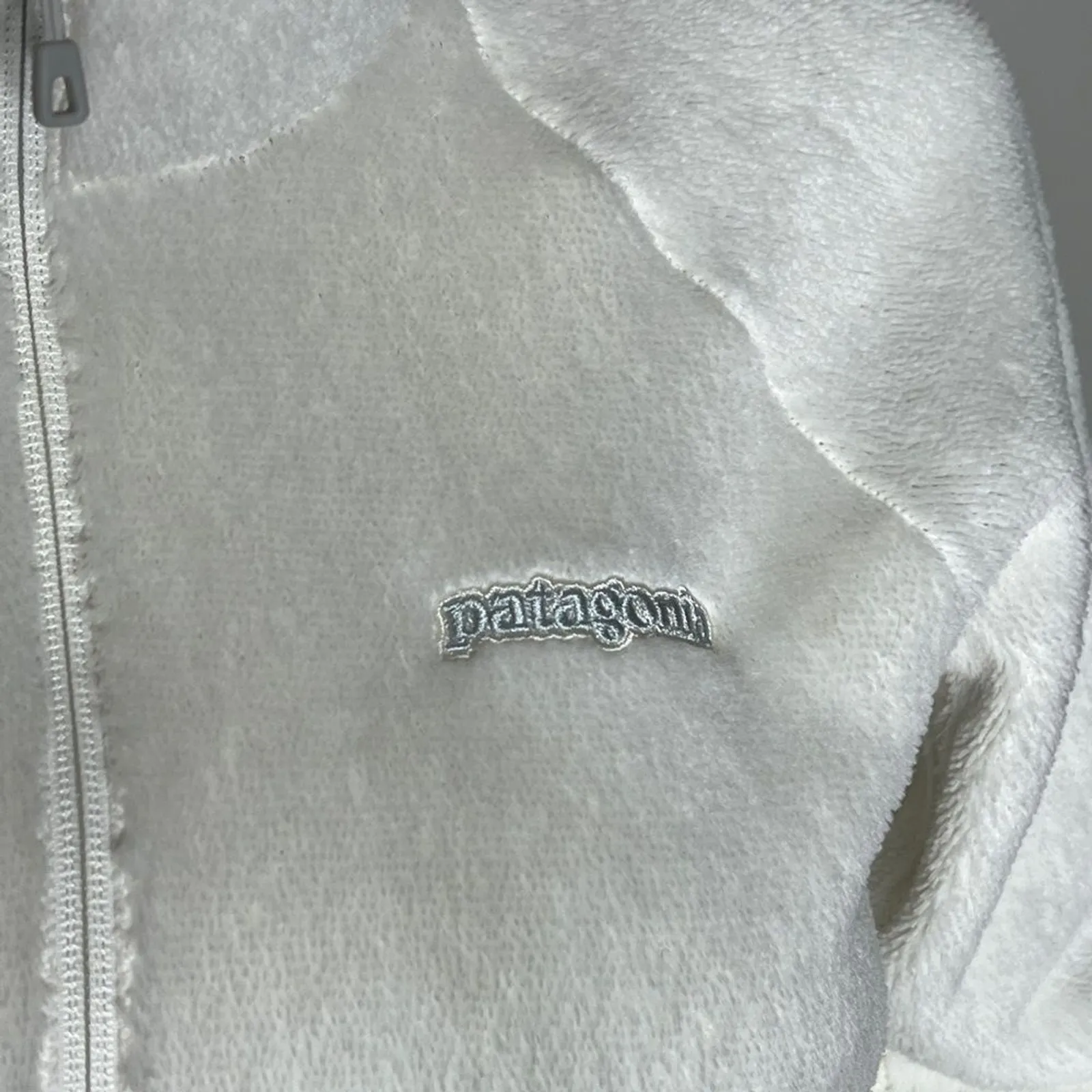 Patagonia Los Gatos High Pile Fleece Jacket‎ Womens M White Outdoor Cozy Layer - Image 5