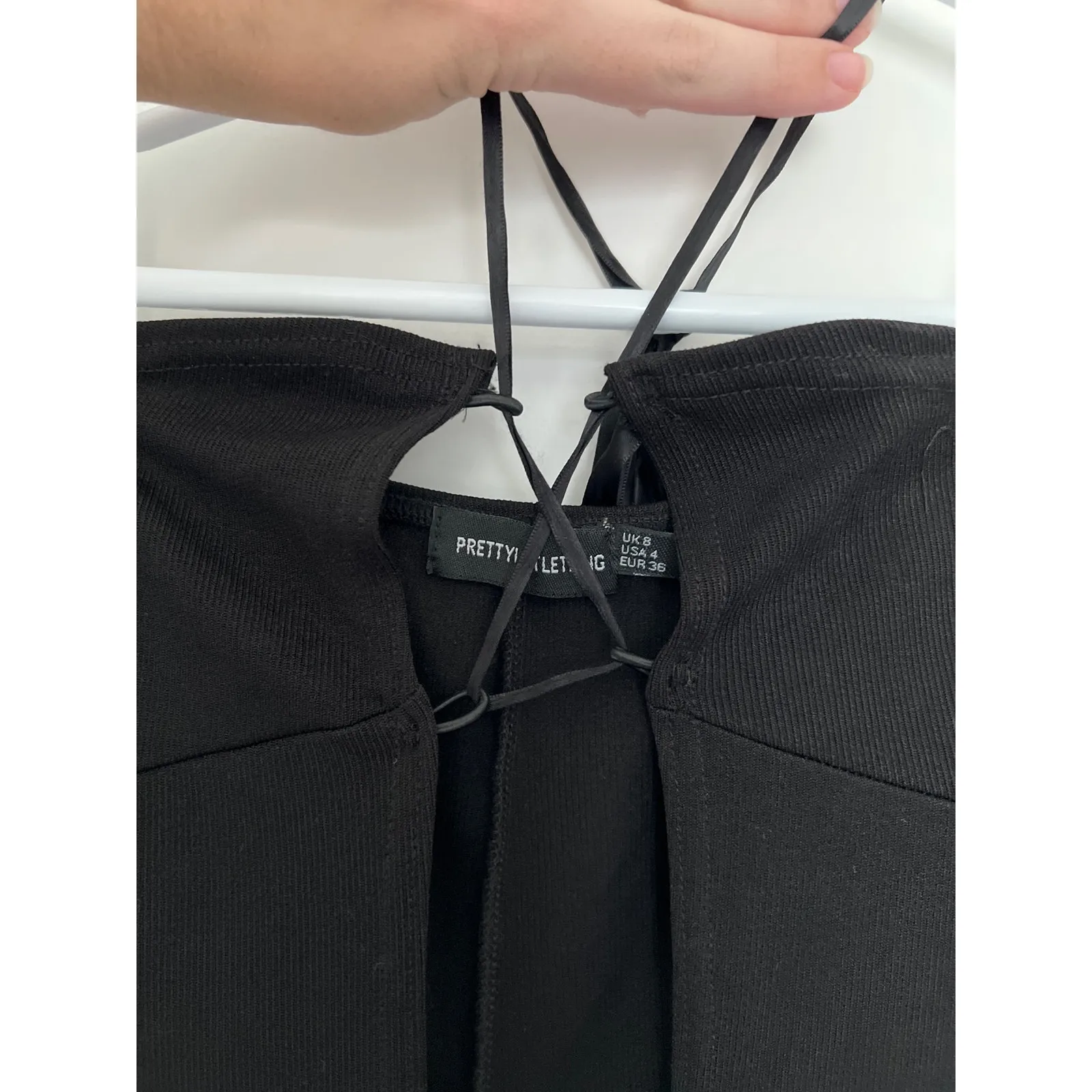 Pretty little thing, tie front jumpsuit size ￼4 - Image 4