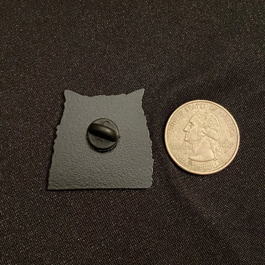 What’d I do to piss you off this time, baaaaaaby? Enamel pin/magnets Black - Image 2