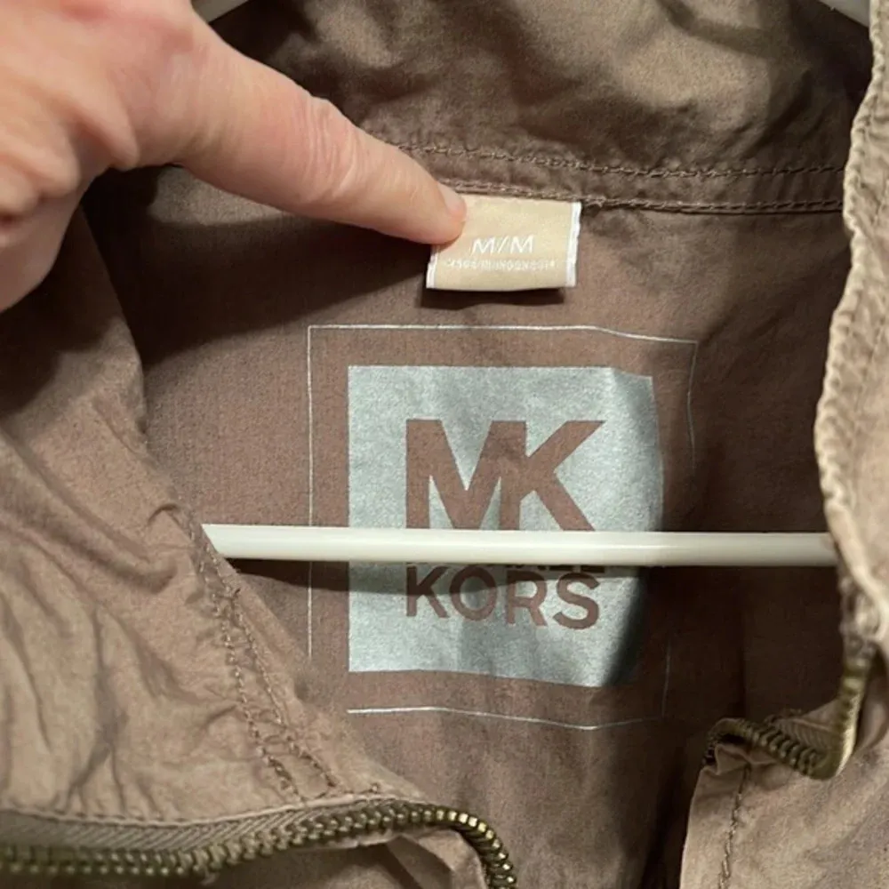 Michael Kors Cropped Olive Green Jacket - Image 2