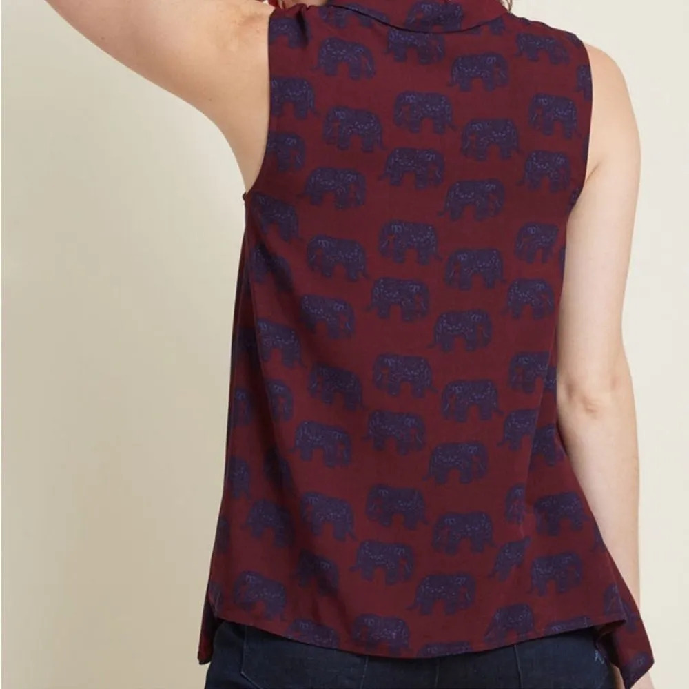 ModCloth xs elephant tank top - Image 4