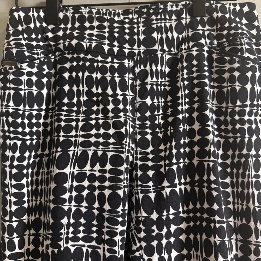 Premise Black and White Abstract Print Pants - Image 3