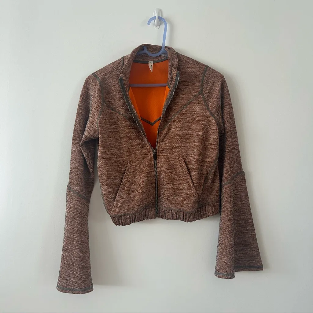 Free People Movement Off the Grid Athletic Athleisure Sporty Jacket - Image 2