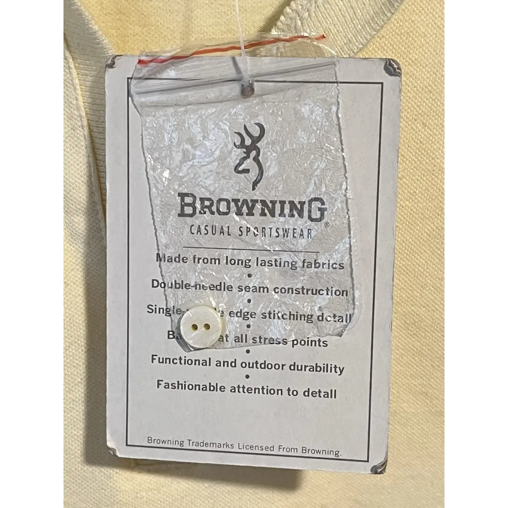 Browning Sleeveless Top Womens XL Yellow V Neck Button Collared Tank Shirt NWT - Image 7