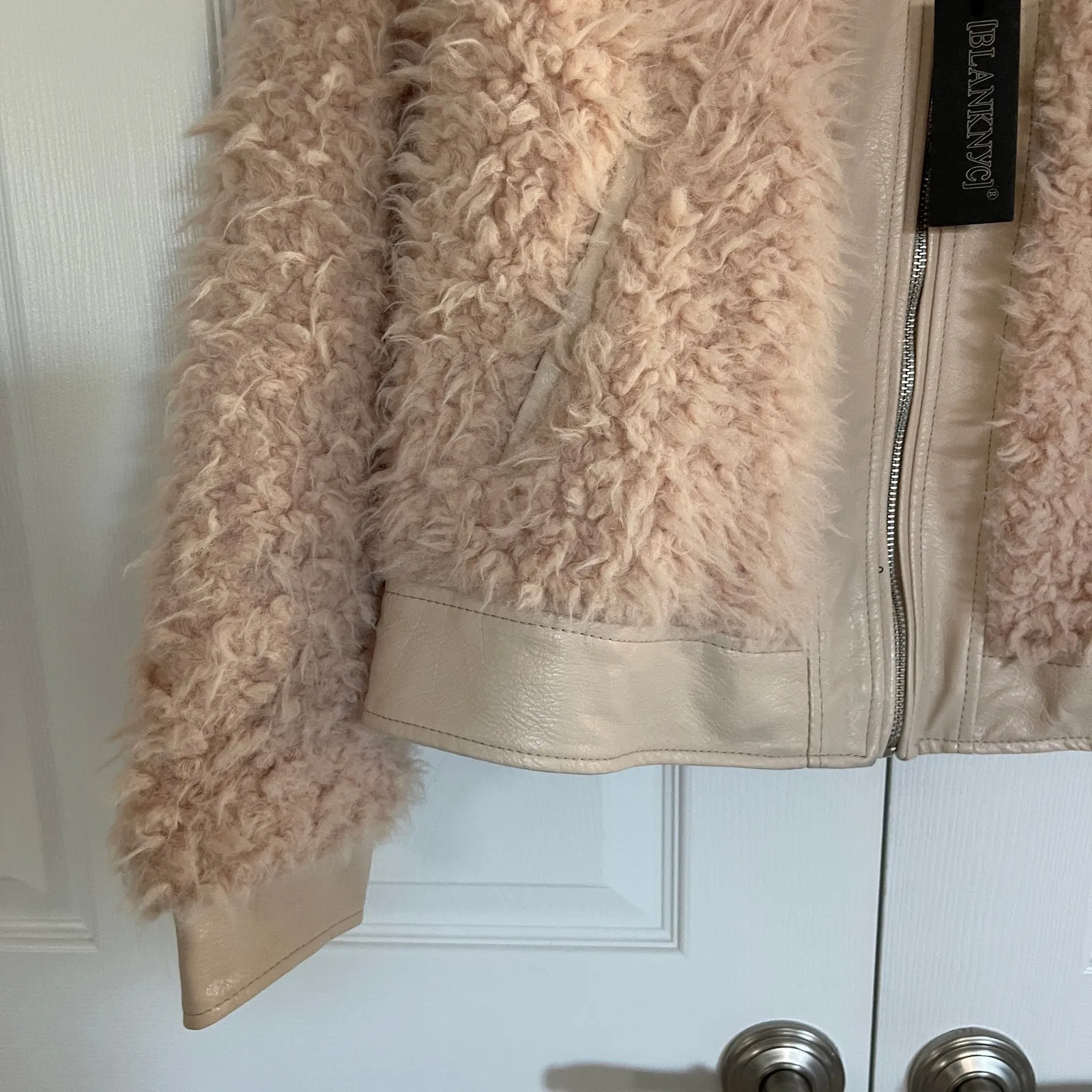Blank NYC Faux Fur Cloud Nine Bomber Jacket - Image 6