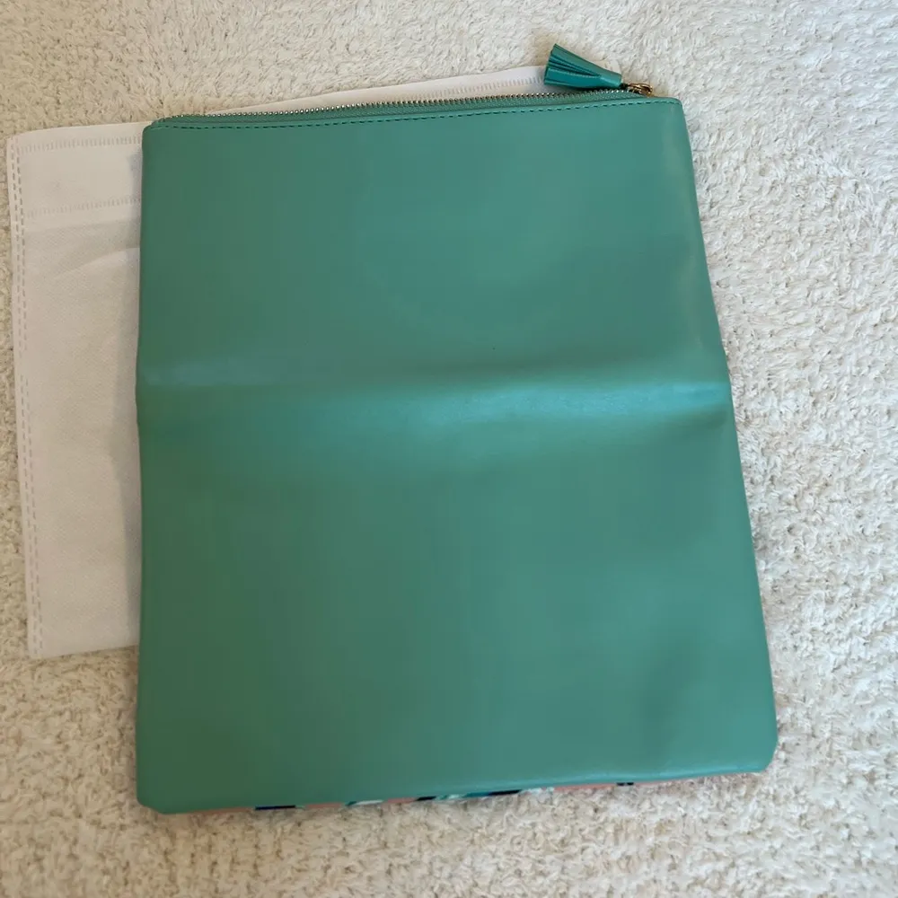 New Stylish Teal Clutch Bag - Image 6