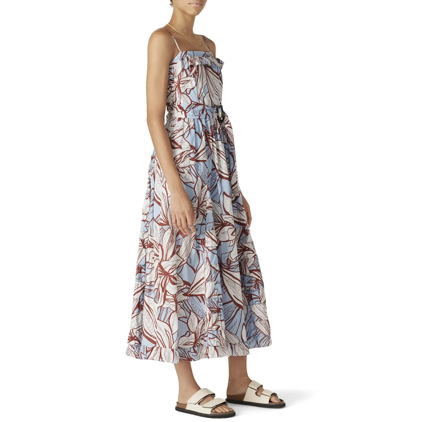 Nicholas Julie Maxi Dress Blue Size 6 - Image 9