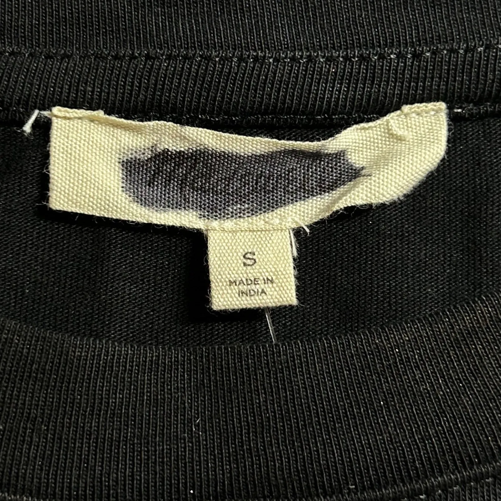 Madewell Women's Black Puff Sleeve Crewneck Knit Top Size S Small New - Image 7