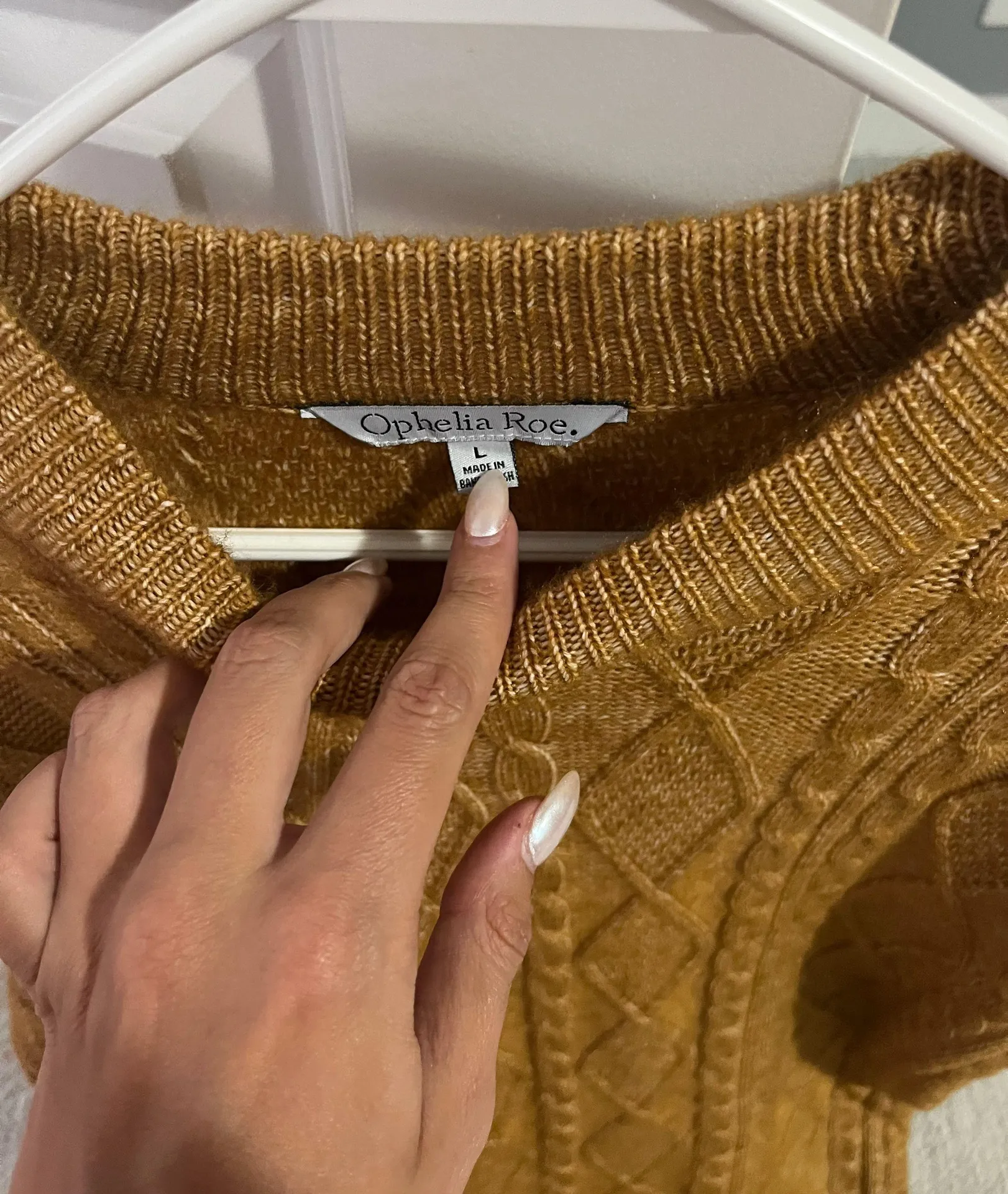 Ophelia Roe Brown Sweater Dress - Image 4