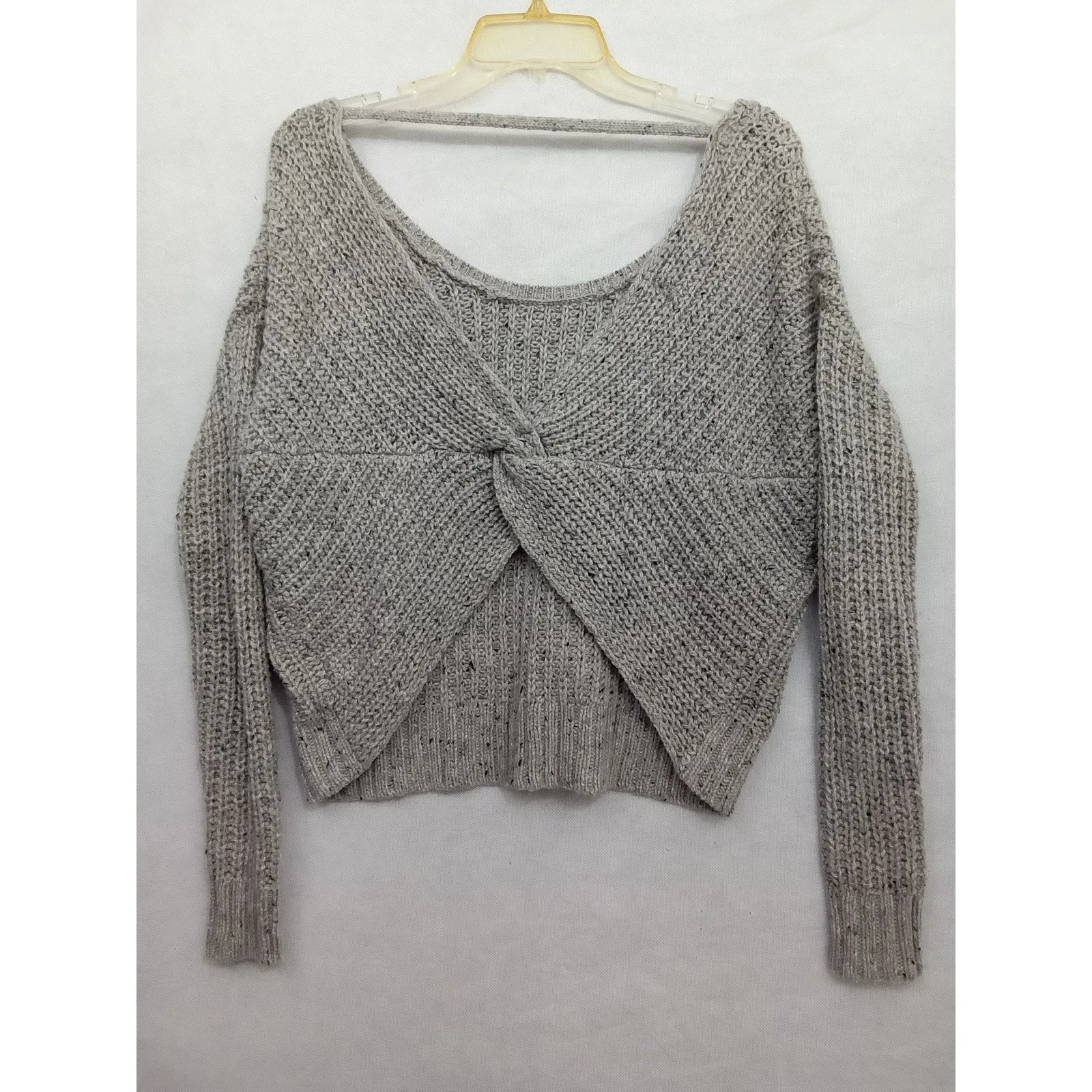 Ruby Moon sz sm gray crop sweater wool‎ blend - Image 12