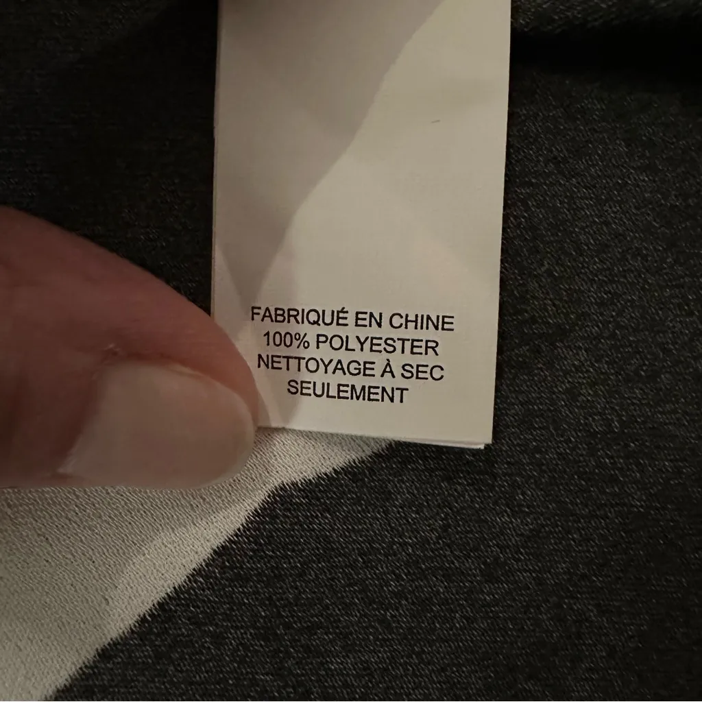 Kate Spade A-Line Knee Length Large Dot Crepe Dress Black & White Size 0 - Image 12