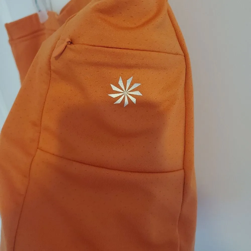 Athleta Orange Tennis Skort Size Small Floral Cute Sporty Athleisure - Image 3