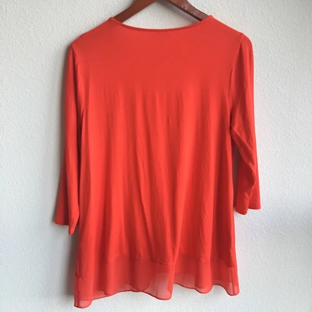 Vince Camuto 3/4 Sleeve Blouse Medium - Image 4