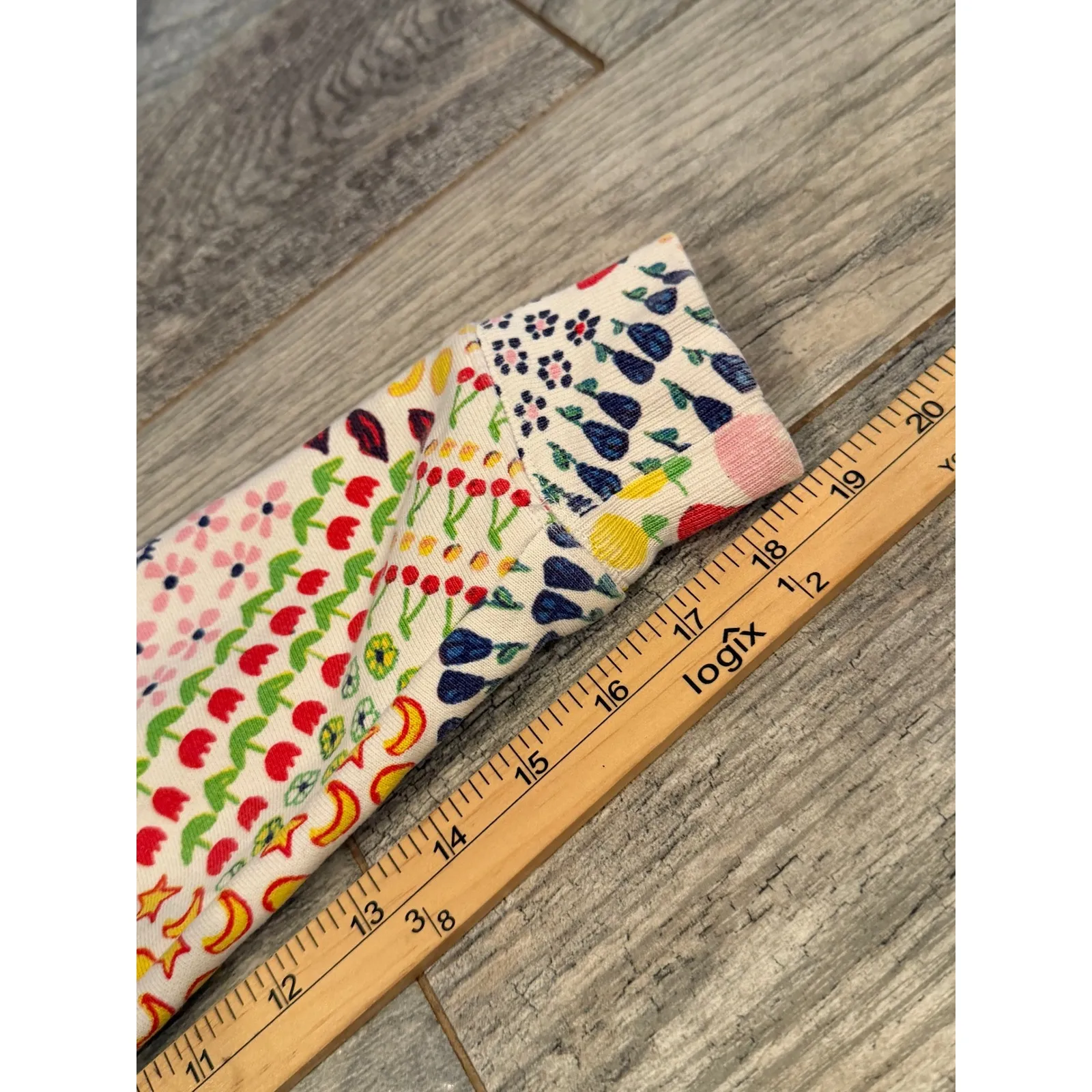 Champion Reverse Weave Sweatshirt Womens Small AOP Fruit Colorful Food Vintage - Image 10