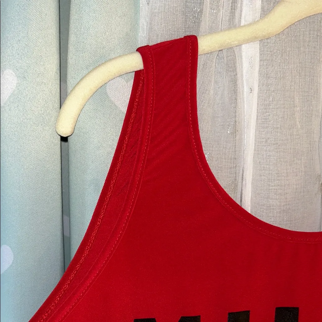 Auditions  Size 1X Red Graphic Bodysuit - Image 4