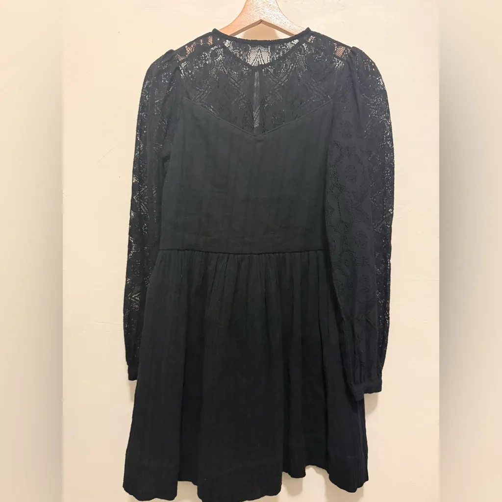 Alix of Bohemian Black Winslow Shadow Lace Dress - Image 7