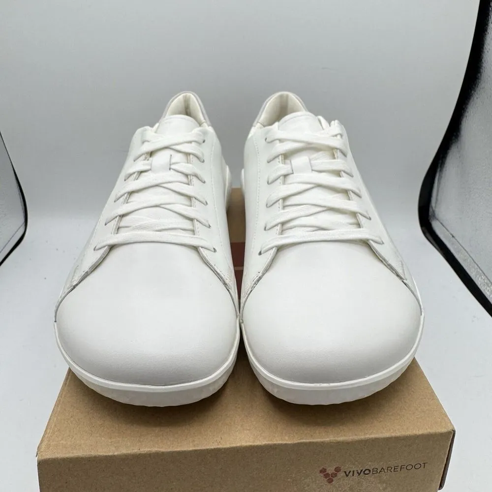 Vivobarefoot Shoes Womens 5.5 Bright White Leather Geo Court L 35 New Athletic - Image 3
