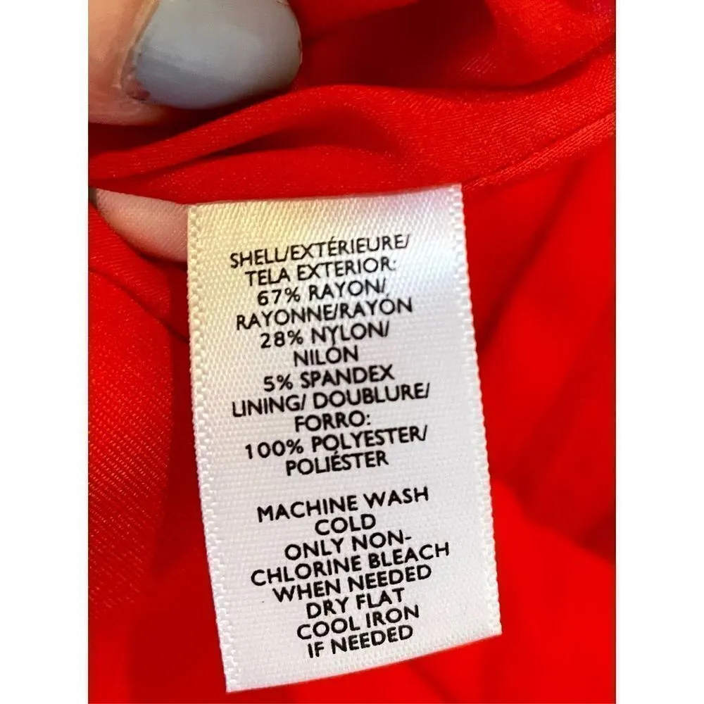 SALE Loft orange flared mini skirt size 00 - Image 6