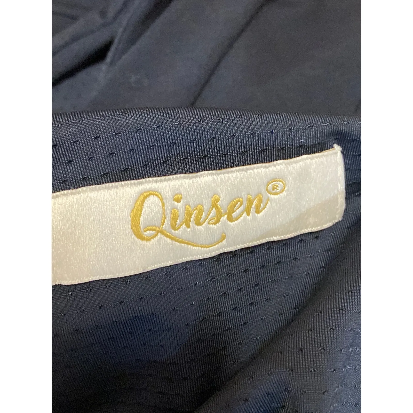 Qinsen Women's Black Sleeveless Square Neck Skinny Activewear Yoga Jumpsuit Sz S - Image 3