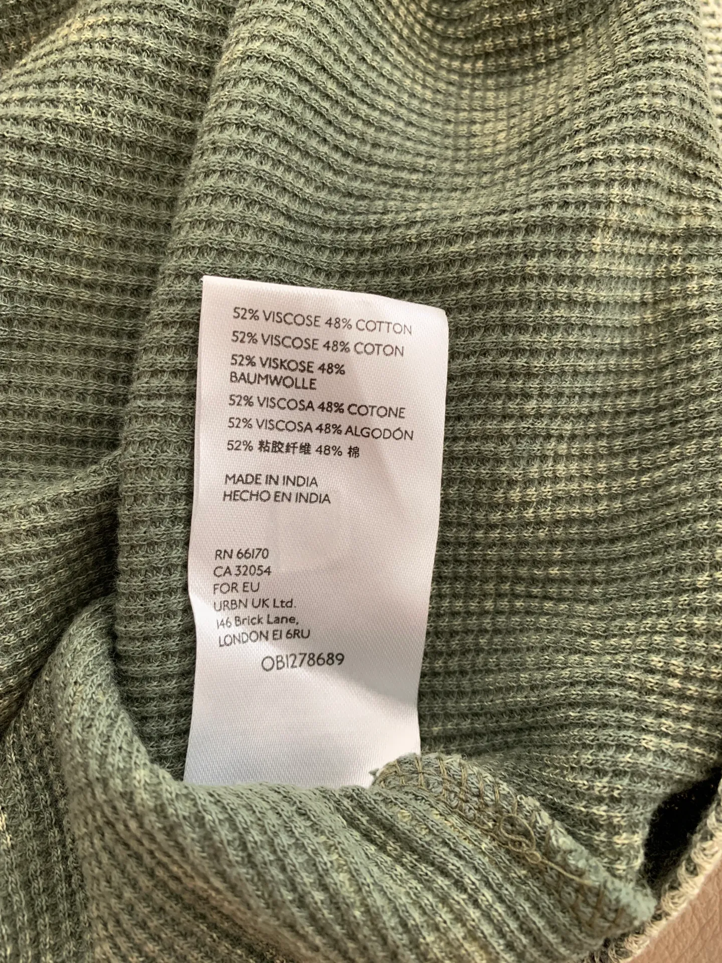 Pilcro Washed Waffle Top - Image 10