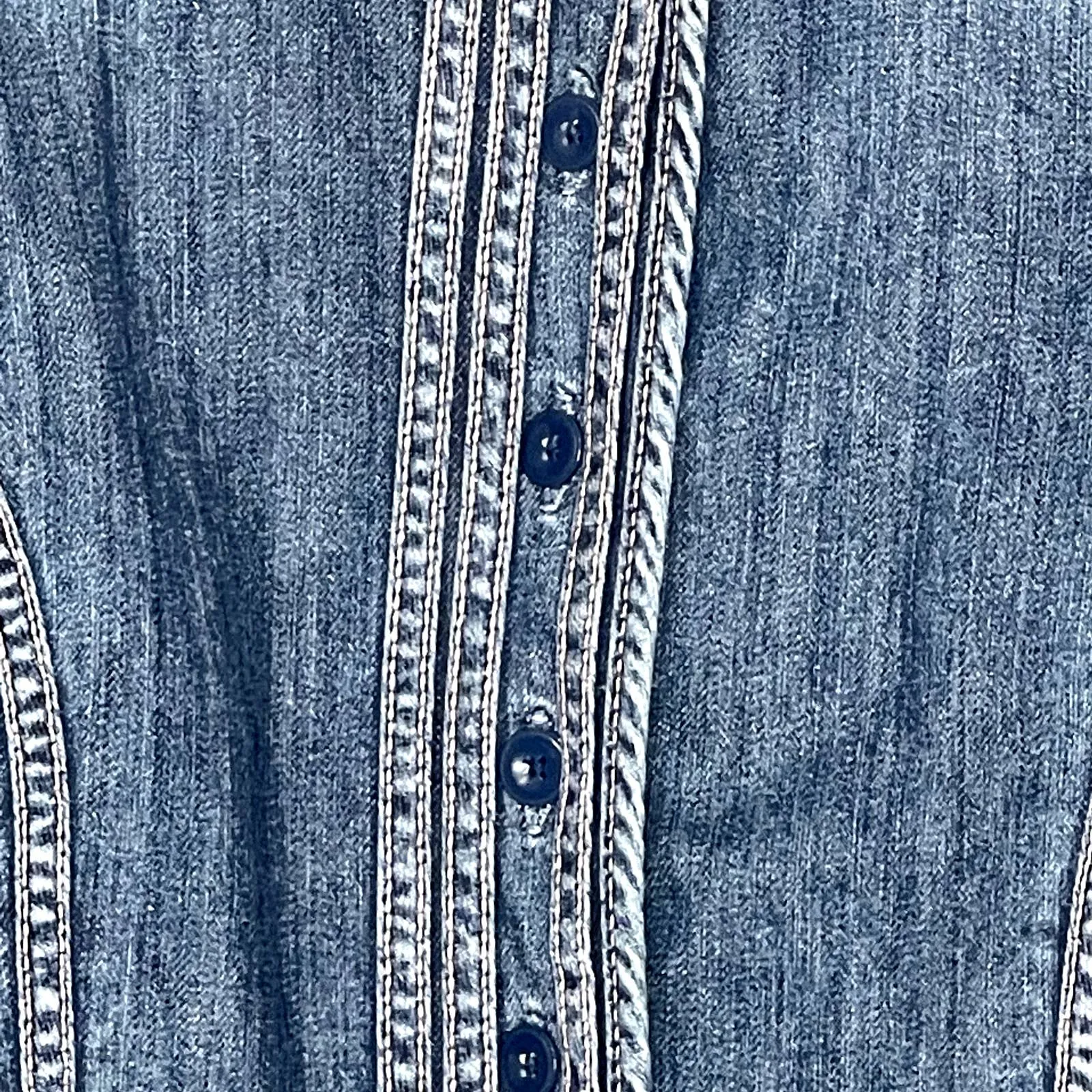 Gap Denim Jacket‎ Size 2 Blue Womens Button Up Lined 100% Cotton Jean - Image 6