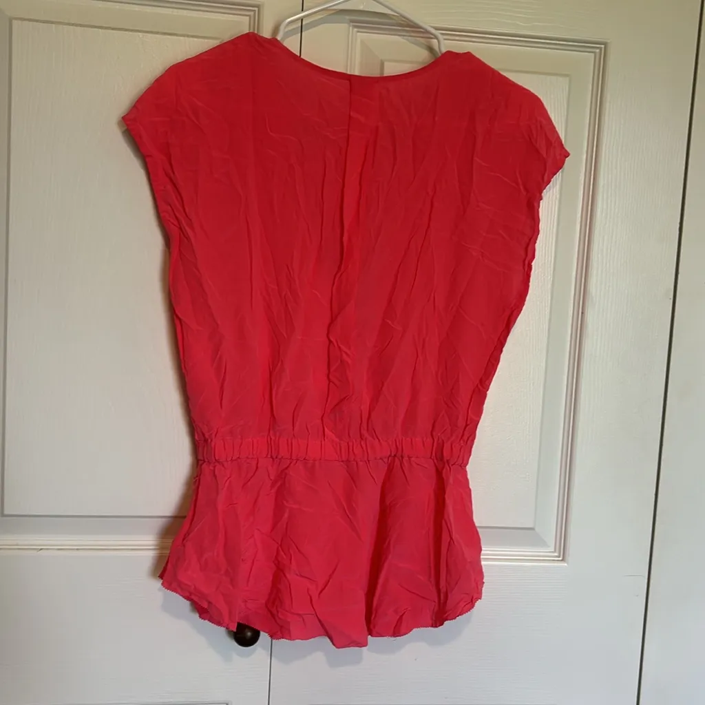 Wilfred Dance Hall Silk Aritzia Peplum Blouse business casual fairy - Image 2