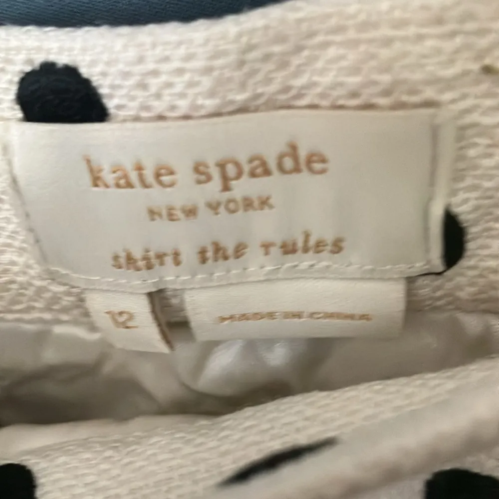 : “Skirt the line” Cream with black polka dots skirt- midi- 12 - Image 2