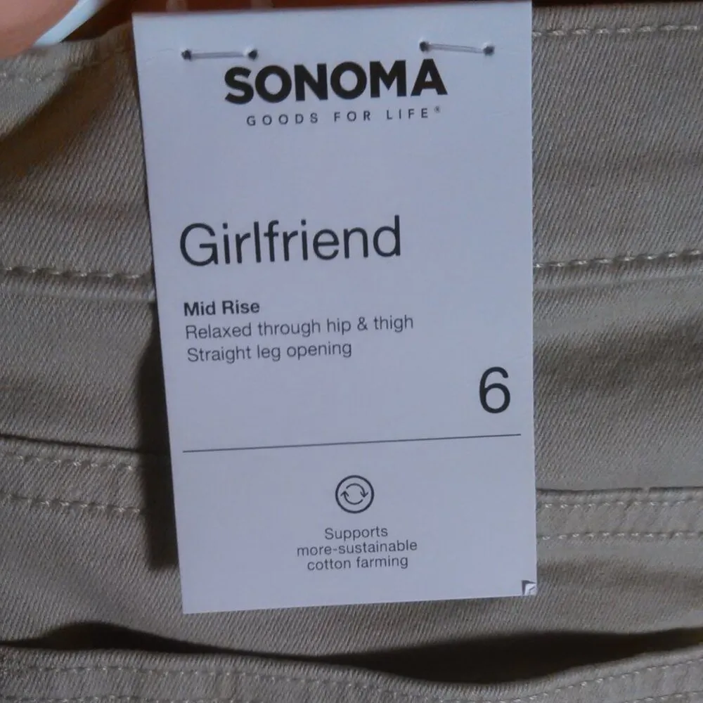 Sonoma Size 6 Girlfriend Jeans - Image 10