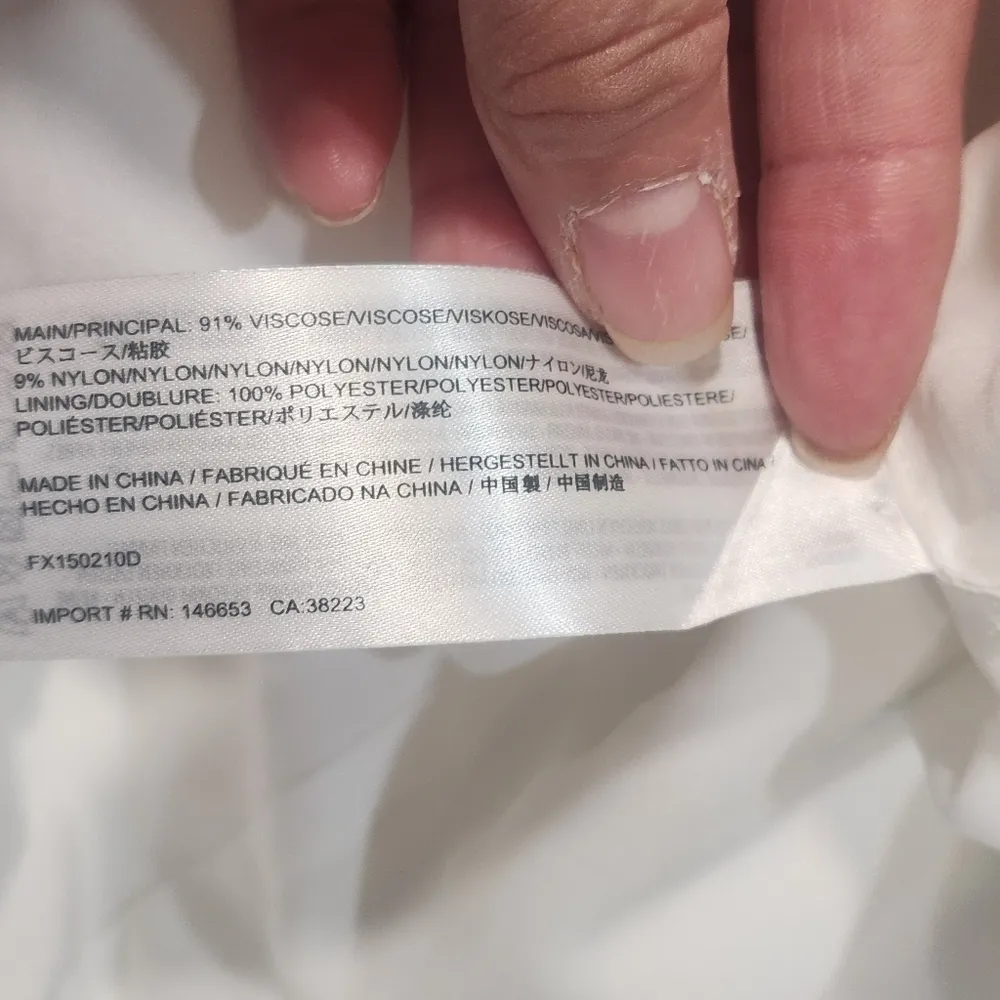 Finders Keepers Basic Instinct White Open Back Asymmetrical Dress Sz S - Image 14