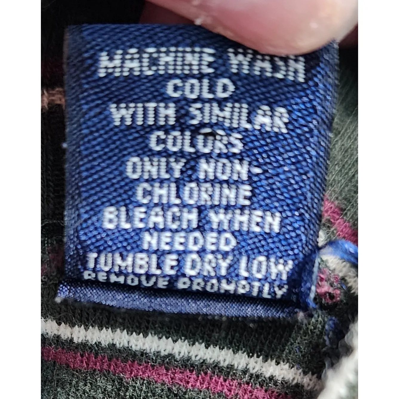 Mountain Lake Green Ribbed Striped Turtleneck Long Sleeve Top Women's Medium - Image 5